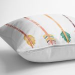 Renkli Oklar Modern Dijital Baskılı Kırlent Kılıfı Realhomes