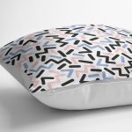 - K2044-3 - Realhomes  Modern Renkli Şekiller Dekoratif Yastık Kırlent Kılıfı Realhomes