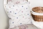 Modern Geometrik Şekiller Dijital Baskılı Yastık Kırlent Kılıfı Realhomes