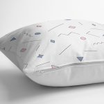 Modern Geometrik Şekiller Dijital Baskılı Yastık Kırlent Kılıfı Realhomes