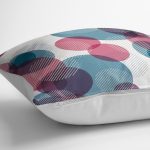 - K2058-3 - Realhomes Livense Renkli Yuvarlak Desenli Yastık Kırlent Kılıfı Realhomes