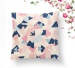 - K2063-1 - Realhomes  Renkli Geometrik Desenli Modern Yastık Kırlent Kılıfı Realhomes