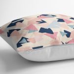 - K2063-3 - Realhomes  Renkli Geometrik Desenli Modern Yastık Kırlent Kılıfı Realhomes