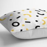 - K2119-3 - Realhomes Geometrik Motifli Dijital Baskılı Dekoratif Kırlent Kılıfı Realhomes