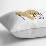 I Love You Aşk Temalı Dijital Baskılı Modern Kırlent Kılıfı Realhomes