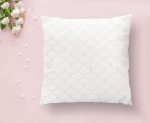 Pembe Geometrik Desenli Dijital Baskılı Dekoratif Yastık Kılıfı Realhomes