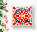 - K2188-1 - Realhomes Modern Geometrik Desenli Dijital Baskılı Dekoratif Kırlent Kılıfı Realhomes