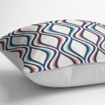 - K2199-3 - Realhomes  Özel Tasarım Geometrik Desenli Dijital Baskılı Kırlent Kılıfı Realhomes