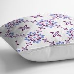 Çiçek Motifli Dijital Baskılı Dekoratif Yastık Kırlent Kılıfı Realhomes