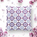 - K2205-1 - Realhomes  Modern Çiçek Resimli Dijital Baskılı Dekoratif Yastık Kılıfı Realhomes