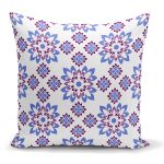 - K2206 - Realhomes Özel Tasarım Çiçek Motifli Dijital Baskılı Modern Kırlent Kılıfı Realhomes