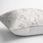 Özel Tasarım Çiçek Resimli Dijital Bakılı Modern Yastık Kılıfı Realhomes