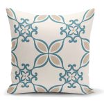 - K2213 - Realhomes  Etnik Motifli Dijital Baskılı Dekoratif Yastık Kırlent Kılıfı Realhomes