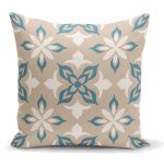 Vizon Zeminli Özel Tasarım Dijital Baskılı Dekoratif Yastık Kılıfı Realhomes