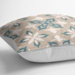 Vizon Zeminli Özel Tasarım Dijital Baskılı Dekoratif Yastık Kılıfı Realhomes