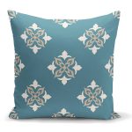 - K2221 - Realhomes Damask Desen Motifli Dekoratif Yastık Kırlent Kılıfı Realhomes