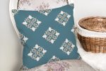 - K2221-2 - Realhomes Damask Desen Motifli Dekoratif Yastık Kırlent Kılıfı Realhomes