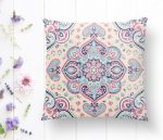 - K2226-1 - Realhomes Damask Desen Motifli Dekoratif Yastık Kırlent Kılıfı Realhomes