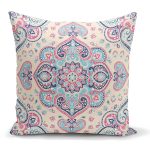 - K2226 - Realhomes Damask Desen Motifli Dekoratif Yastık Kırlent Kılıfı Realhomes