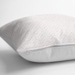 - K2235-3 - Realhomes Fuşya Renkli Zigzag Desenli Dijital Baskılı Modern Kırlent Kılıfı Realhomes