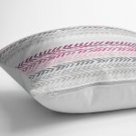 Renkli Zigzag Motifli Dijital Baskılı Kırlent Yastık Kılıfı Realhomes