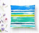 - K2253-1 - Realhomes Renkli Boyama Desen Dijital Baskılı Dekoratif Yastık Kılıfı Realhomes