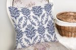 - K2268-2 - Realhomes Modern Damask Temalı Dijital Baskılı Dekoratif Kırlent Kılıfı Realhomes