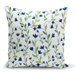 - K2270 - Realhomes Özel Tasarım Çiçek Desenli Dijital Baskılı Modern Yastık Kılıfı Realhomes