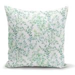 - K2272 - Realhomes Modern Yaprak Motifli Dijital Baskılı Dekoratif Yastık Kılıfı Realhomes