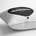 Adventure Balon Resimli Dijital Baskılı Dekoratif Kırlent Kılıfı Realhomes