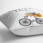 Welcome Fall Yazılı Dijital Baskılı Dekoratif Yastık Kırlent Kılıfı Realhomes