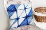 - K2291-2 - Realhomes Geometrik Sulu Boyalı Dijital Baskılı Dekoratif Yastık Kılıfı Realhomes