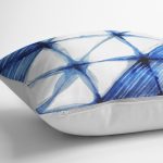 - K2291-3 - Realhomes Geometrik Sulu Boyalı Dijital Baskılı Dekoratif Yastık Kılıfı Realhomes