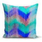 - K2303 - Realhomes Modern Gökkuşağı Renkli Dijital Baskılı Kırlent Kılıfı Realhomes