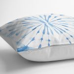 Ebru Motifli Dijital Baskılı Modern Kırlent Kılıfı Realhomes