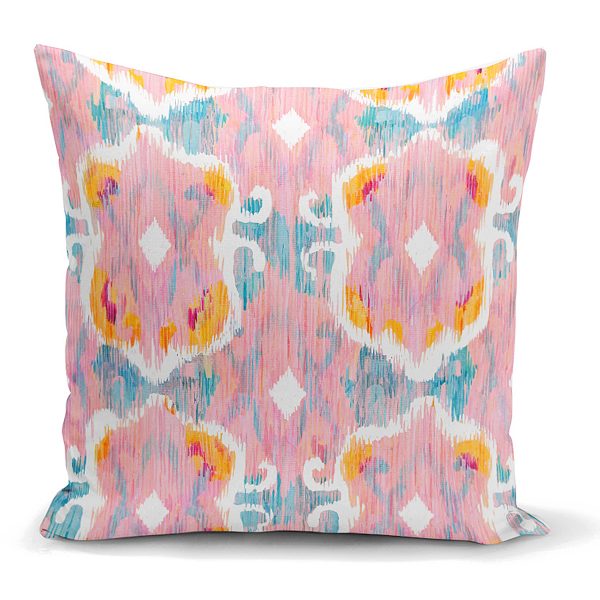 - K2312 - Realhomes  Modern Çini Motifli Dijital Baskılı Dekoratif Yastık Kılıfı Realhomes