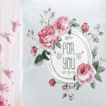 - K2356-1 - Realhomes  For You Çiçekli Dijital Baskı Dekoratif Yastık Kırlent Kılıfı Realhomes