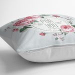 - K2356-3 - Realhomes  For You Çiçekli Dijital Baskı Dekoratif Yastık Kırlent Kılıfı Realhomes