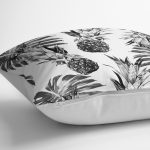 Ananas ve Palmiye Yaprakları Dekoratif Yastık Kırlent Kılıfı Realhomes