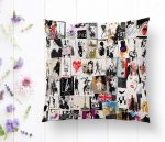 - K2382-1 - Realhomes  Toplu Model Resim Baskılı Dekoratif Yastık Kırlent Kılıfı Realhomes