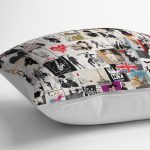 - K2382-3 - Realhomes  Toplu Model Resim Baskılı Dekoratif Yastık Kırlent Kılıfı Realhomes