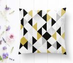 Bağımsız Geometrik Şekiller Baskılı Dijital Baskılı Yastık Kırlent Kılıfı Realhomes