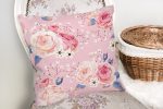 Pudra Temalı Kavaniçe Dijital Baskılı Yastık Kırlent Kılıfı Realhomes