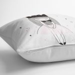 - K2434-3 - Realhomes Je Noudrais Etre Une Princesse Baskılı Dekoratif Yastık Kırlent Kılıfı Realhomes