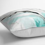 Ebru Sanatı Baskılı Dekoratif Yastık Kırlent Kılıfı Realhomes