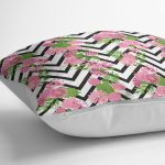 Zigzag Zebra Desenli Ogea Desenli Dekoratif Yastık Kılıfı Realhomes