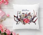 - K2449-1 - Realhomes Stay True Motifli Kavaniçe Desenli Dijital Baskılı Yastık Kırlent Kılıfı Realhomes