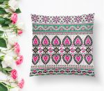 Simetrik Çini Motifli Dekoratif Yastık Kırlent Kılıfı Realhomes