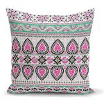 Simetrik Çini Motifli Dekoratif Yastık Kırlent Kılıfı Realhomes