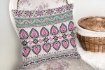 Simetrik Çini Motifli Dekoratif Yastık Kırlent Kılıfı Realhomes